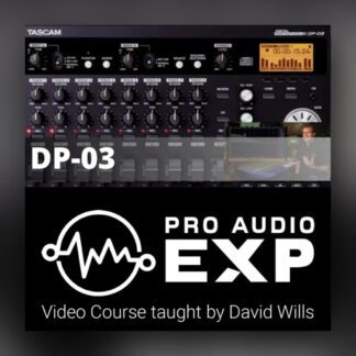 Pro-audio-exp-tascam-DP03-video-training