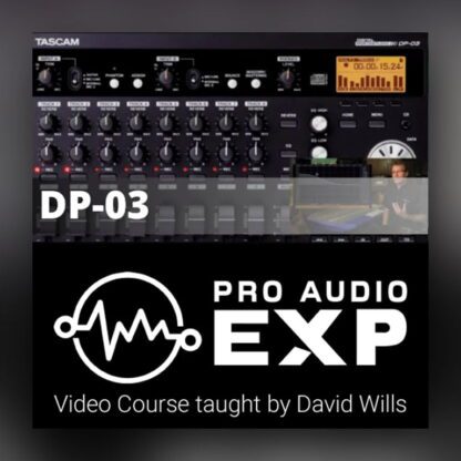 Pro-audio-exp-tascam-DP03-video-training