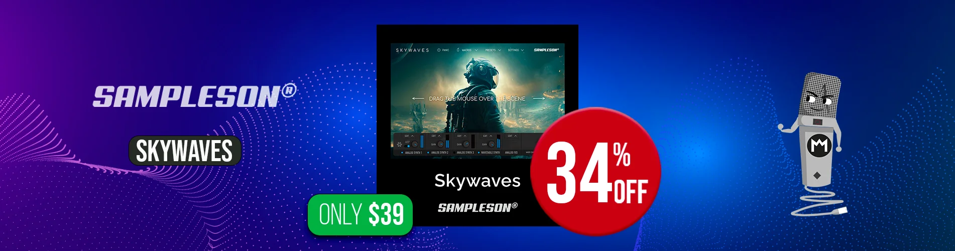 Sampleson Skywaves 34% OFF