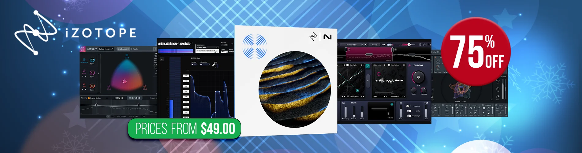 Izotope 75% OFF